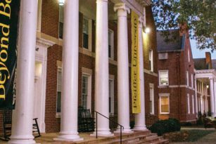 Exterior shot of campus building